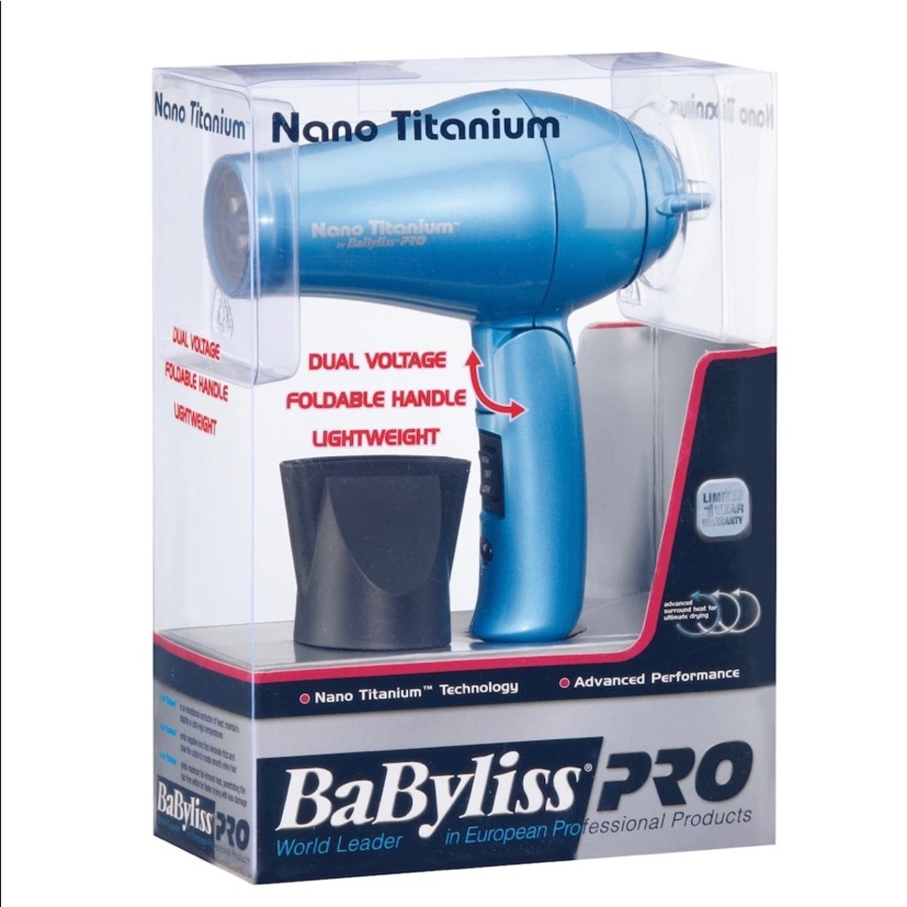 Babyliss Pro Nano Travel Hairdryer